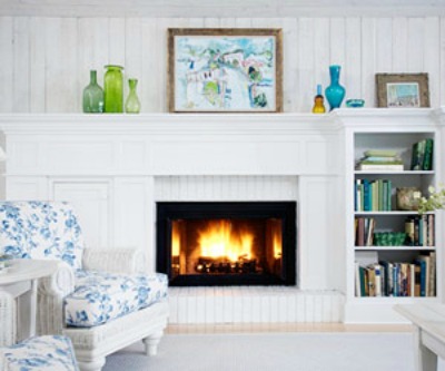 Painting Interior Brick Fireplace