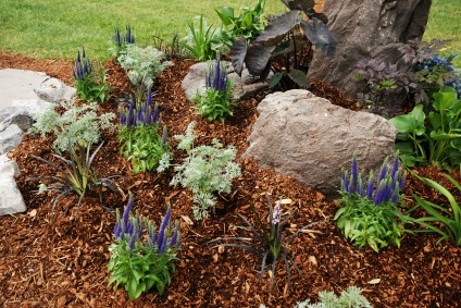 Fresh mulch will make your garden beds look more attractive.