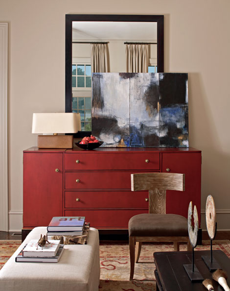 Leaning Pictures and Mirrors The Easy Alternative to Hanging Art
