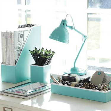 Pretty office desk accessories.