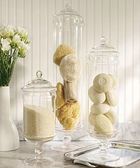 Create a lovely bathroom vignette.